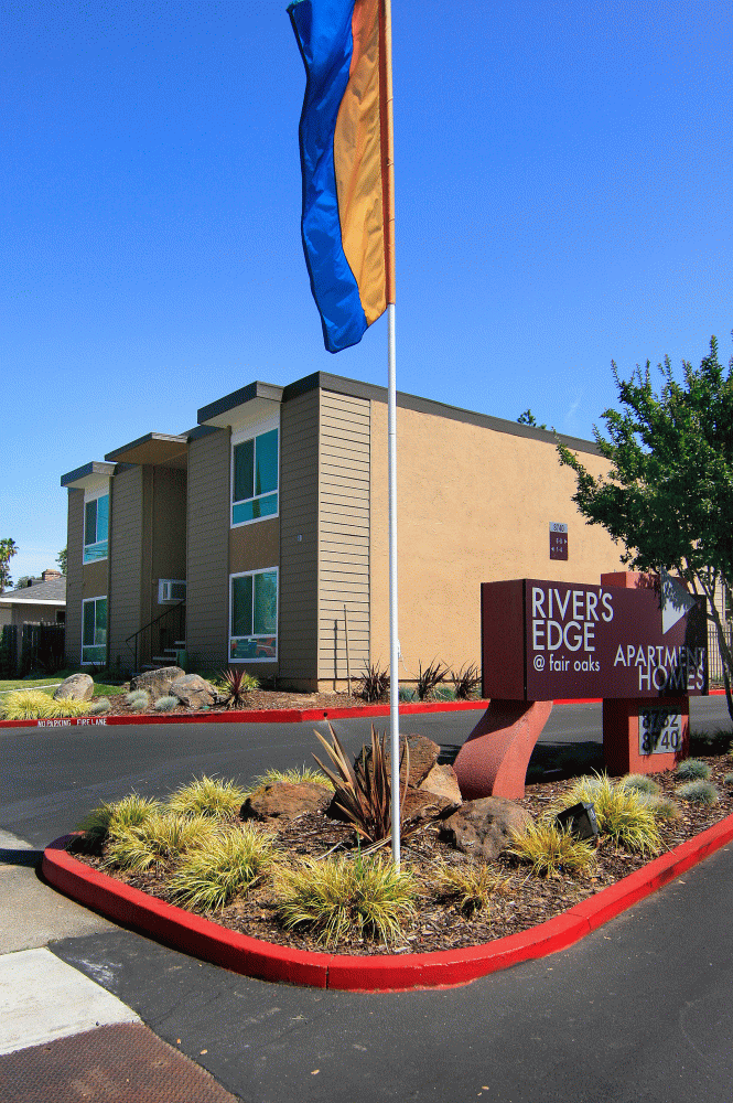 Thank you for viewing our Exterior 1 at River's Edge At Fair Oaks Apartments in the city of Carmichael.